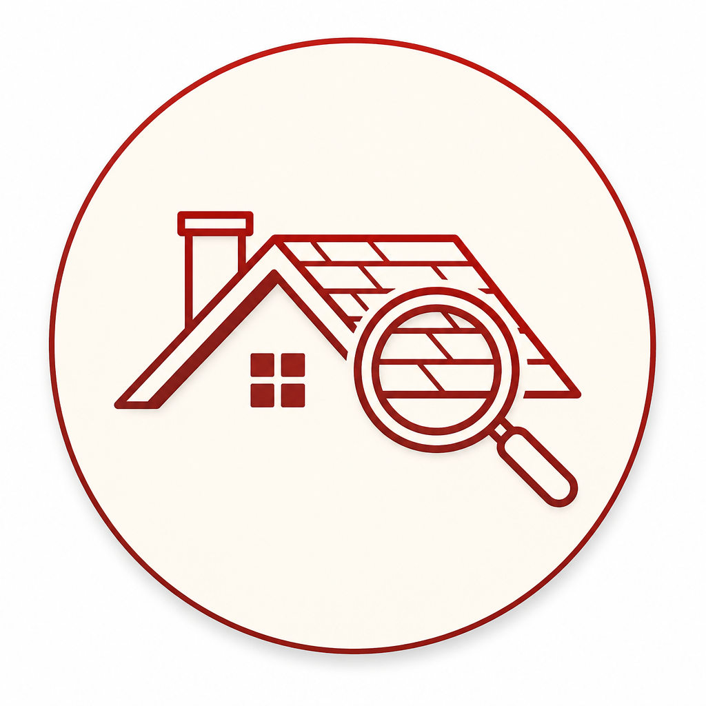 Roof inspection icon