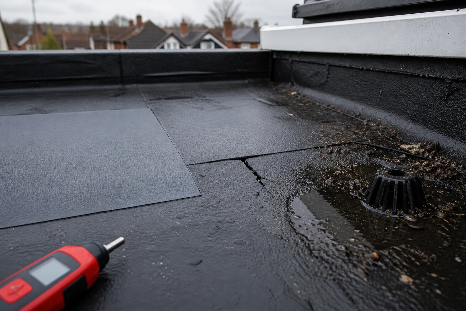 Will a flat roof leak mean a full replacement? supporting image for 1st Roofing LTD