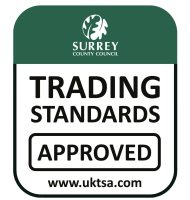 Surrey Trading Standards approved business badge for 1st Roofing Specialists